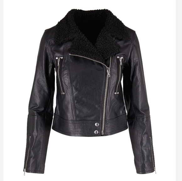 NWT PAIGE | Rooney Leather Jacket - Picture 9 of 13